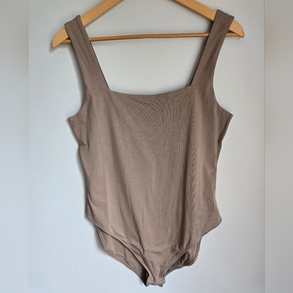New OLD NAVY Light Brown Cotton Blend Bodysuit